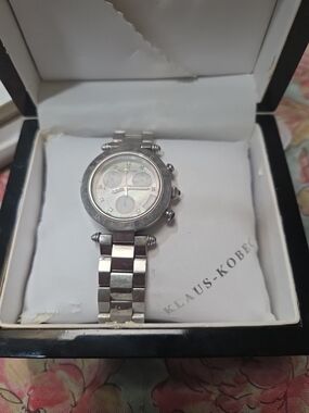 Klaus-Kober Stainless Steel Chronograph Watch - Silver